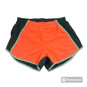 Nike Women's Dri-FIT Running Shorts Orange/Mint/Dr.Gray size XS